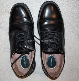 Merona Comfort Gel black cap-toe oxford dress shoes size 11